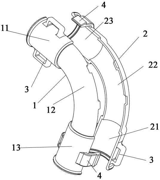 Line layout method based on assembly type line pipe fittings