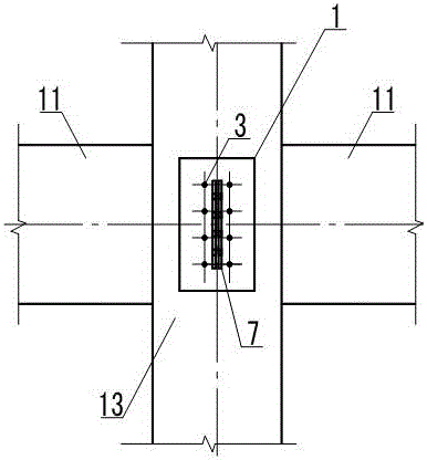 Method for prefabricating assembly type reconstructed and expanded building structure joint and structure node of building