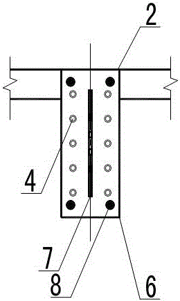 Method for prefabricating assembly type reconstructed and expanded building structure joint and structure node of building