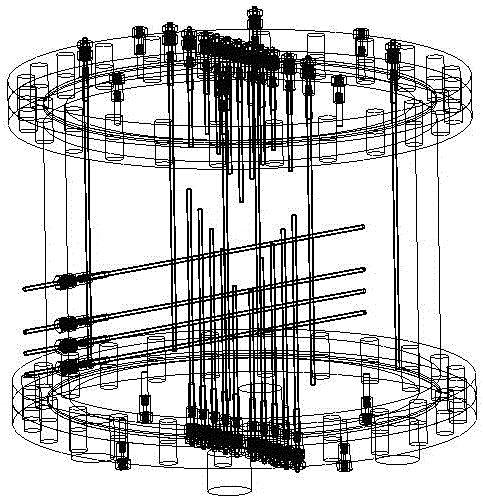 Three-dimensional experimental device for three-dimensional development of heavy oil reservoirs