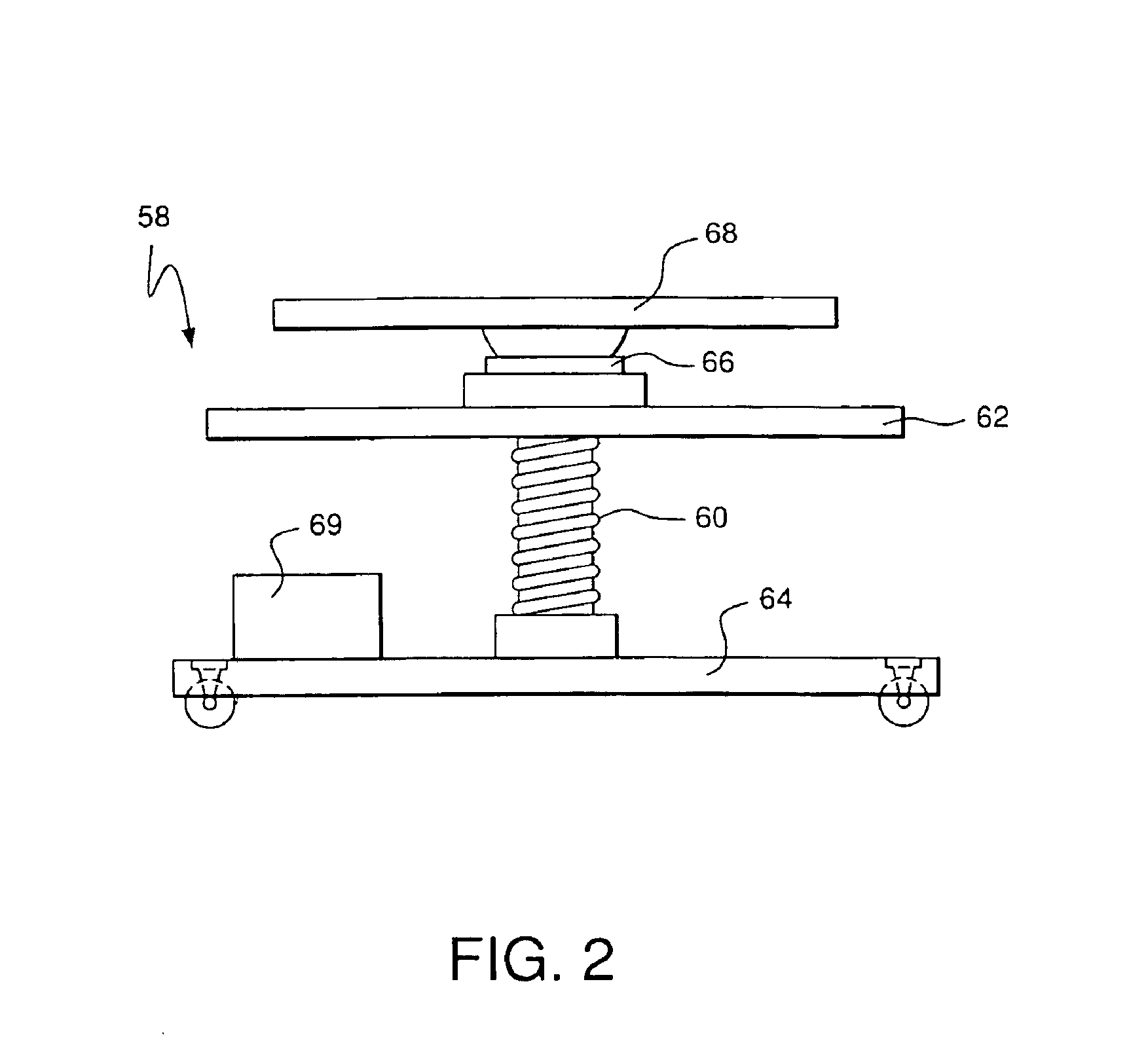 Automatic load positioning for a conveyor cart