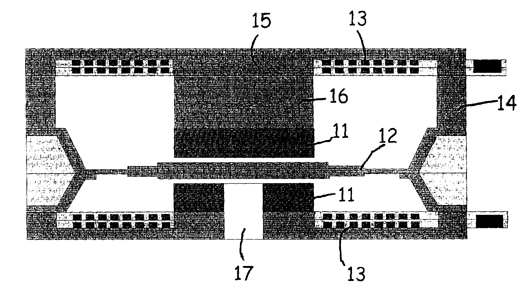 Micromachined magnetically balanced membrane actuator