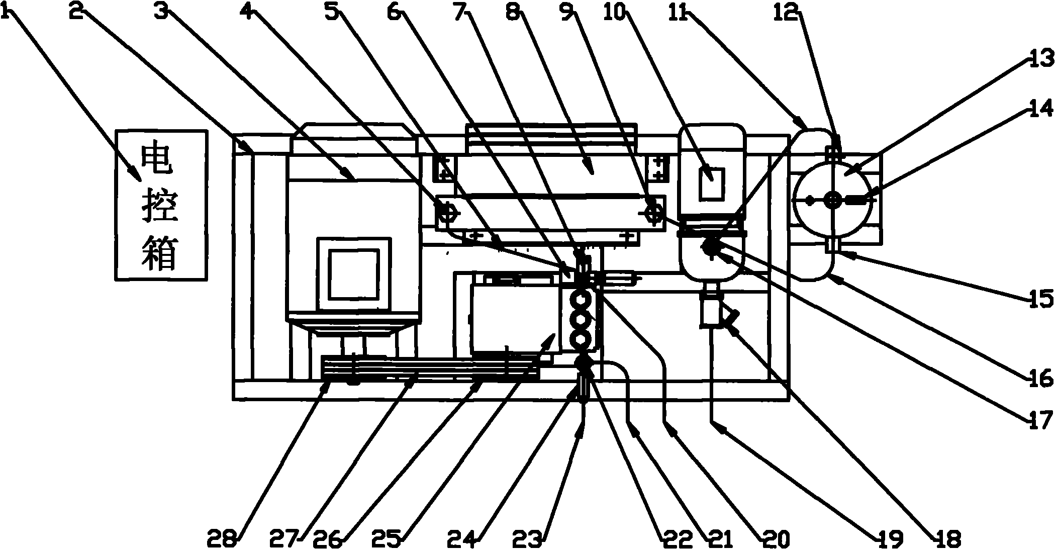 Industrial fixed high-pressure water supply device