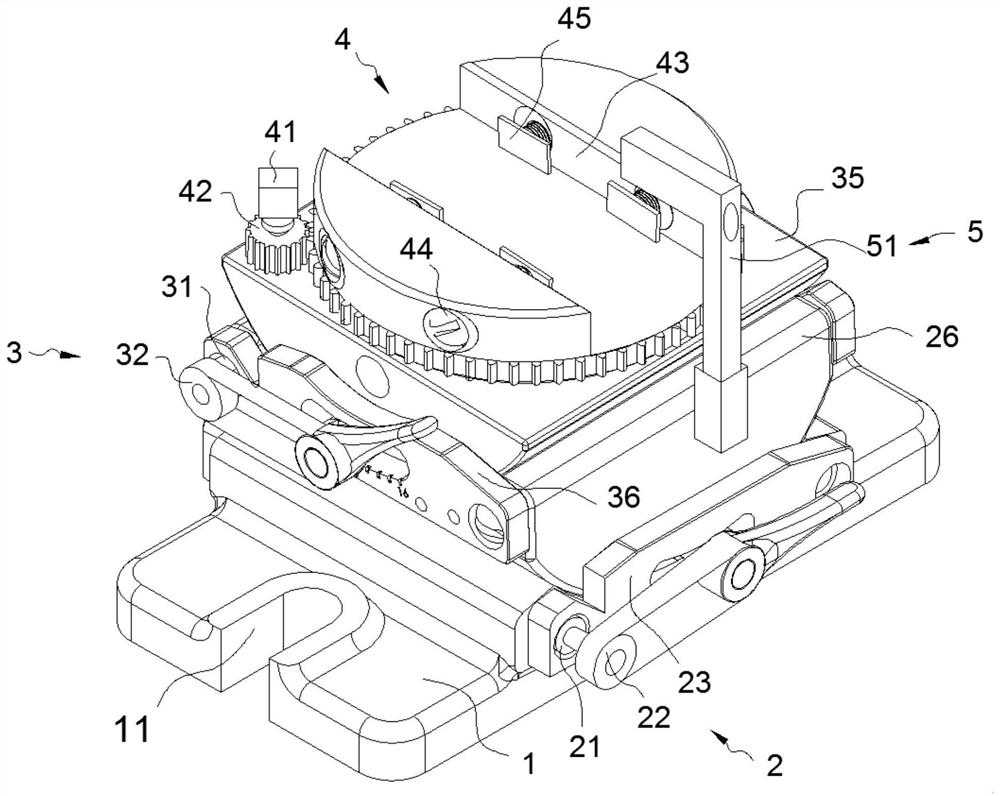 An automatic fixture device suitable for CNC milling machine