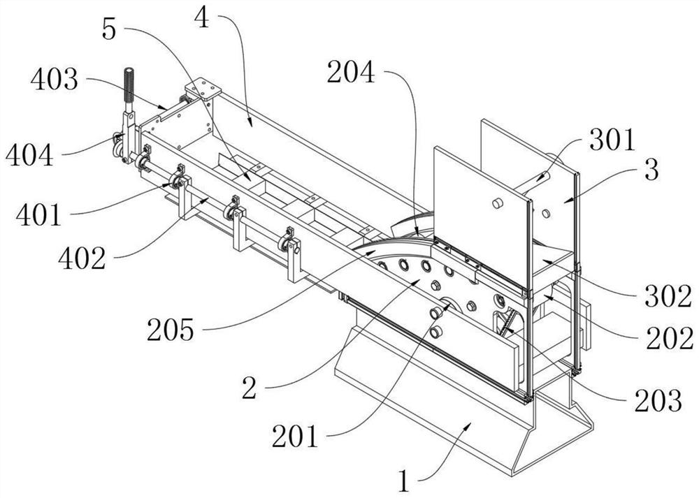 A rapid demoulding device capable of continuously knocking electrolytic aluminum