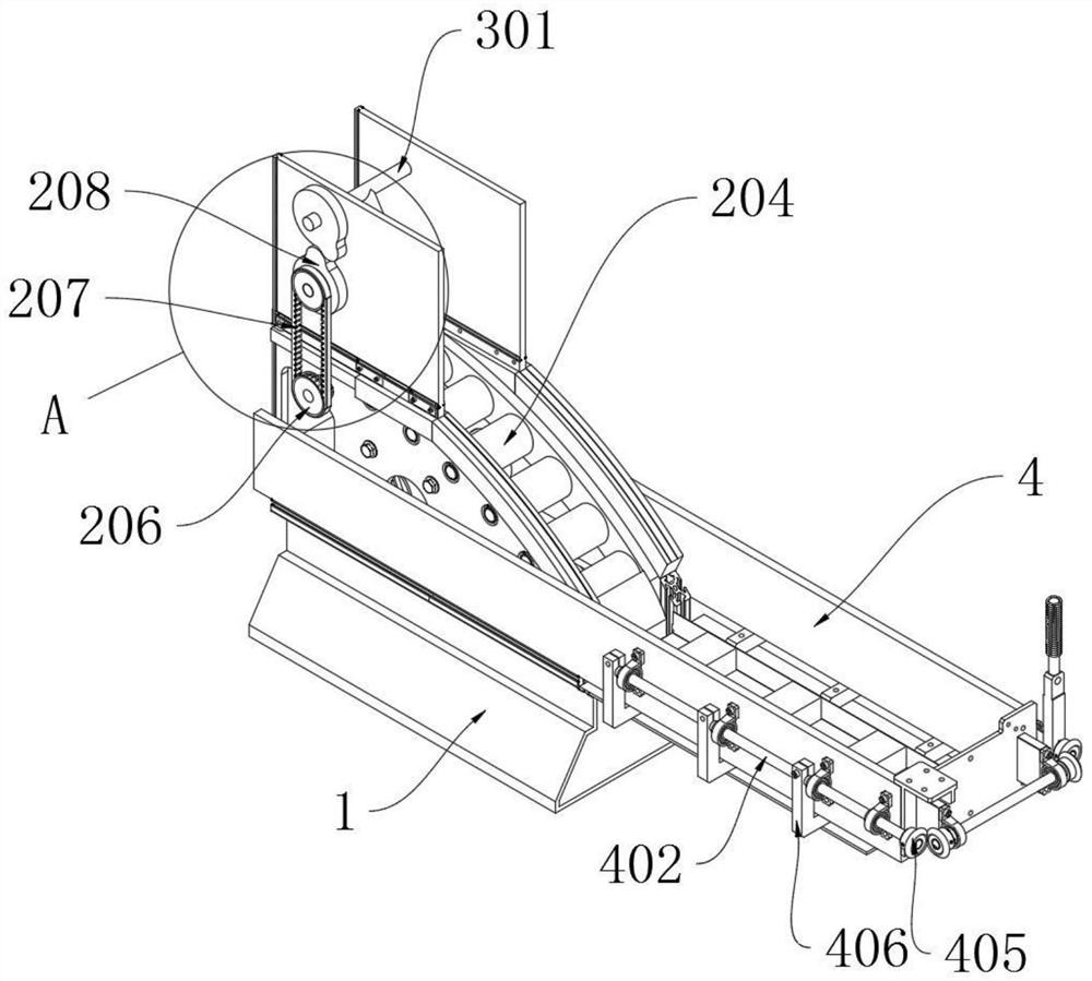 A rapid demoulding device capable of continuously knocking electrolytic aluminum