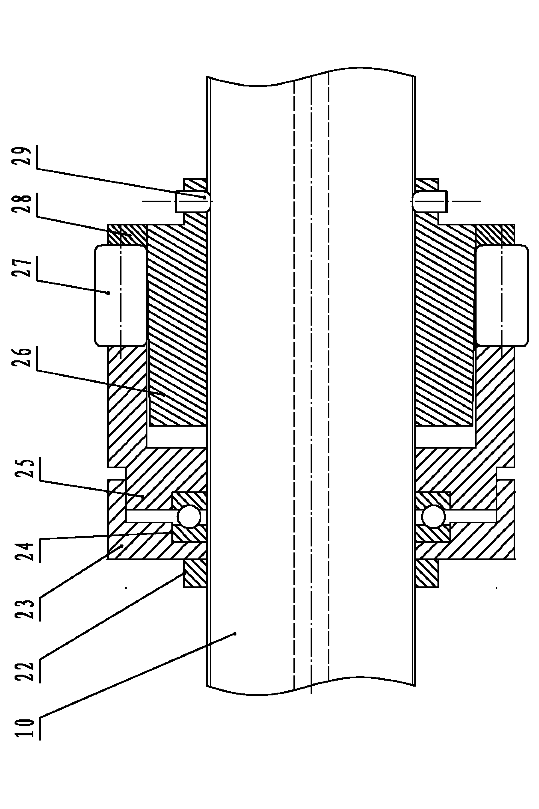 Processing method for inner hole of cylinder