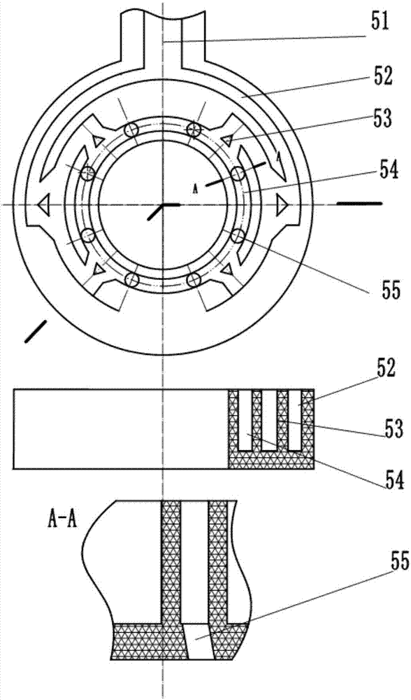 A kind of preparation device and method of aluminum alloy composite tube billet