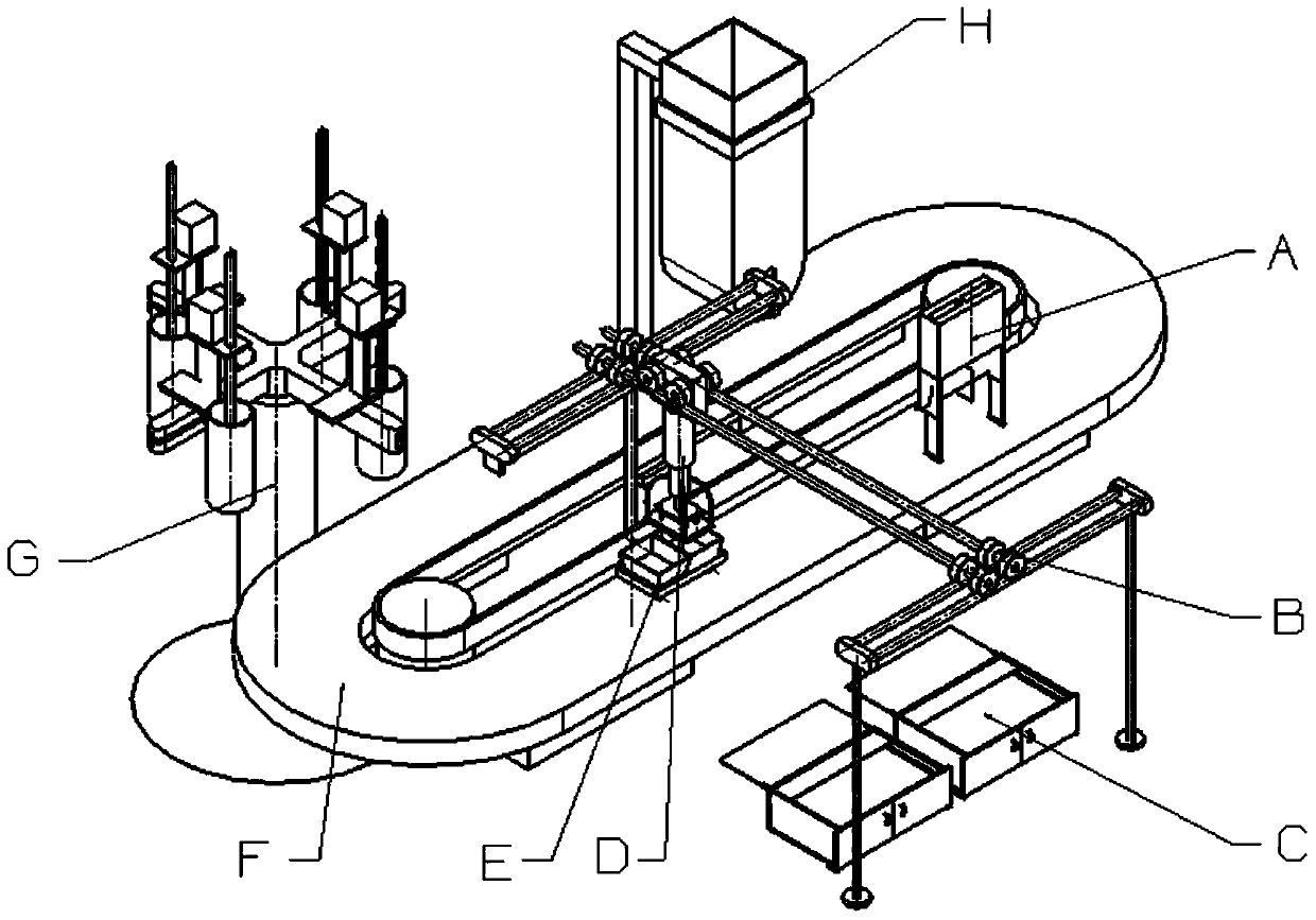 Automatic hamburger making machine