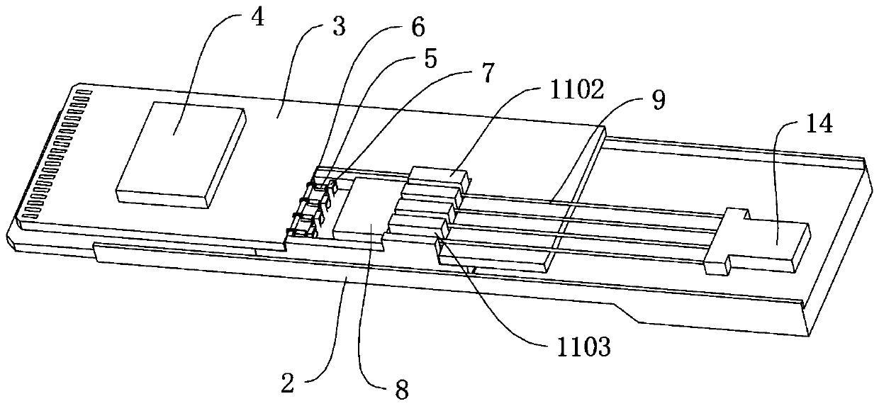 Structure of 400G optical module