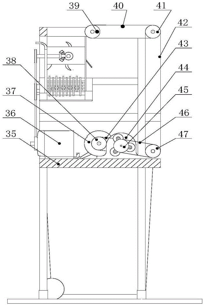 Rubbish compression device with automatic classification function