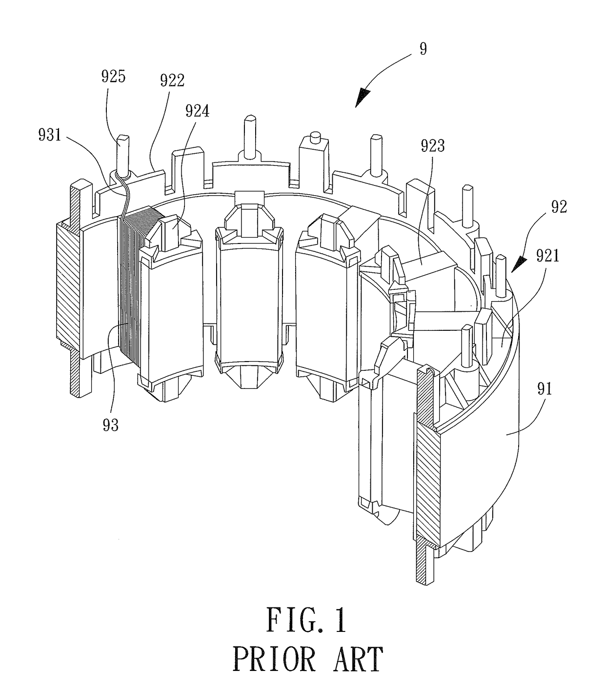 Inner-Rotor Type Motor and Stator Thereof