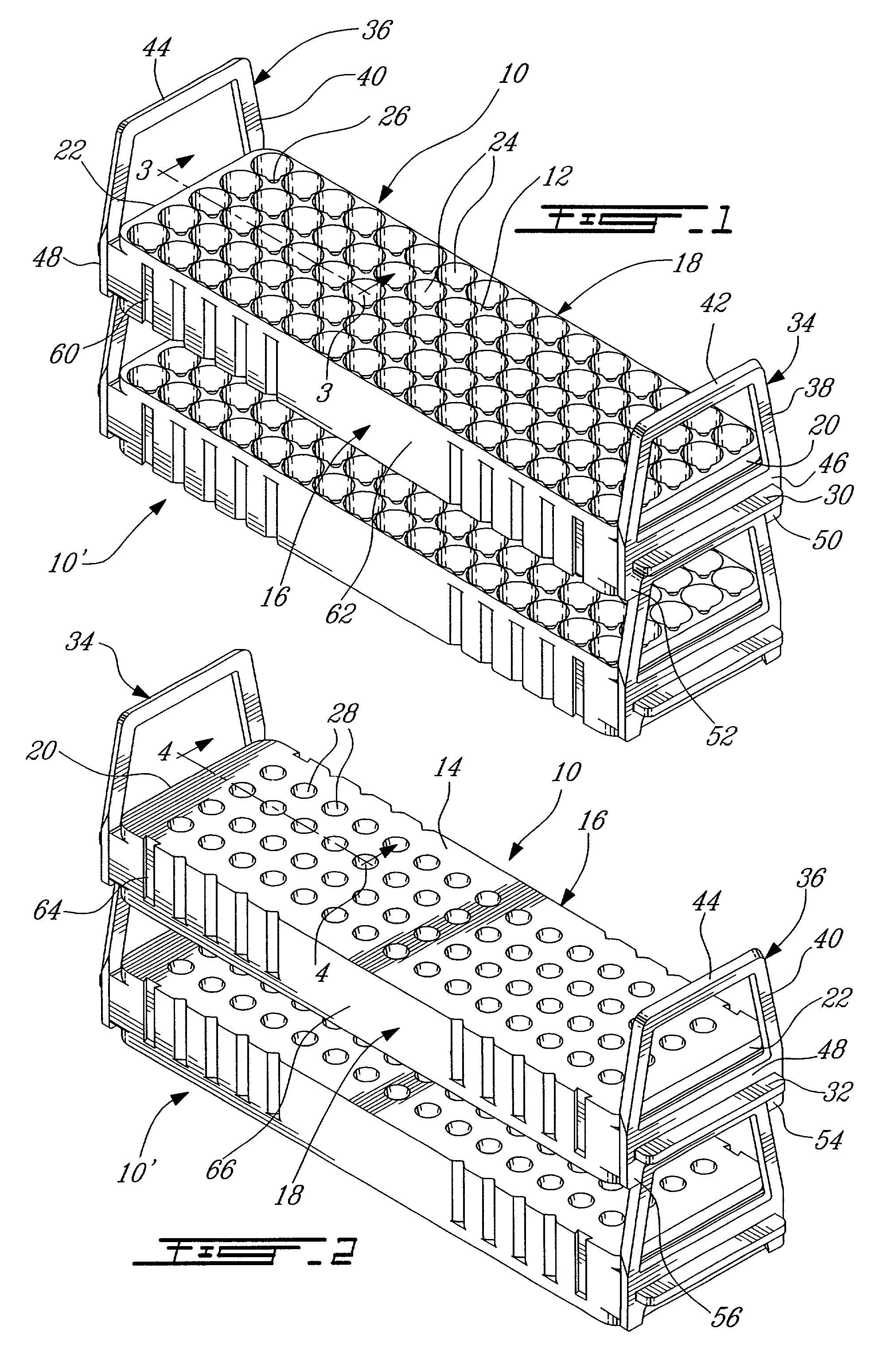 Modular test tube rack