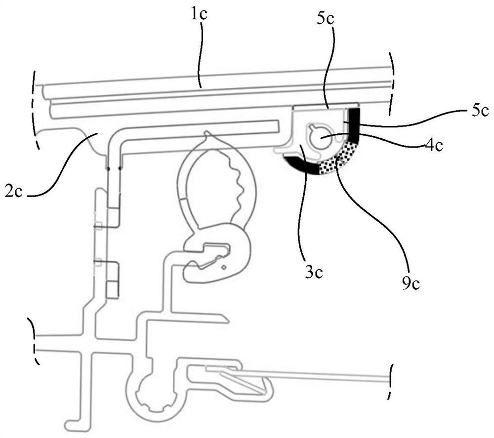 Atmosphere lamp device, vehicle skylight with atmosphere lamp device and vehicle