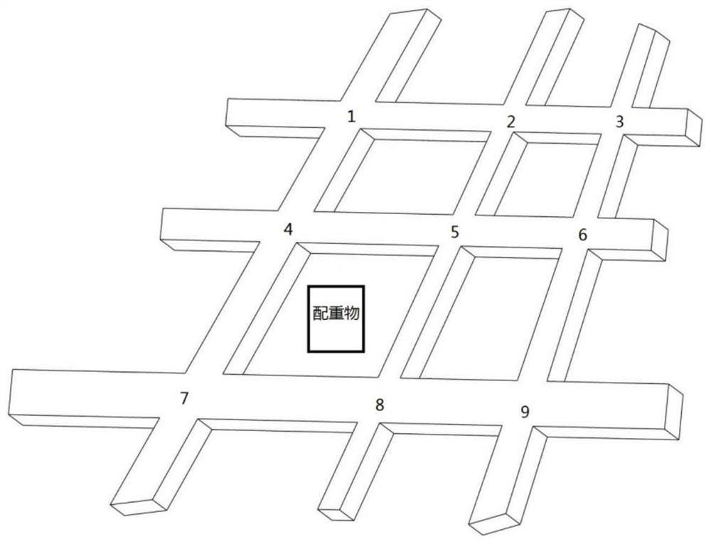 Flutter model protection structure based on fiber material