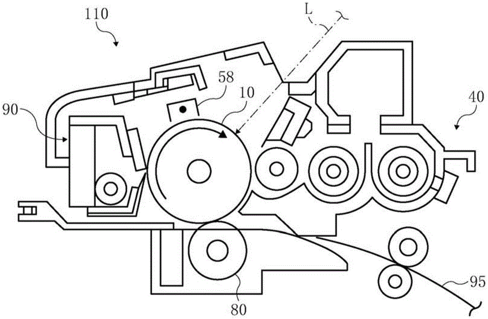 Toner, toner collecting unit, image forming device and image forming method