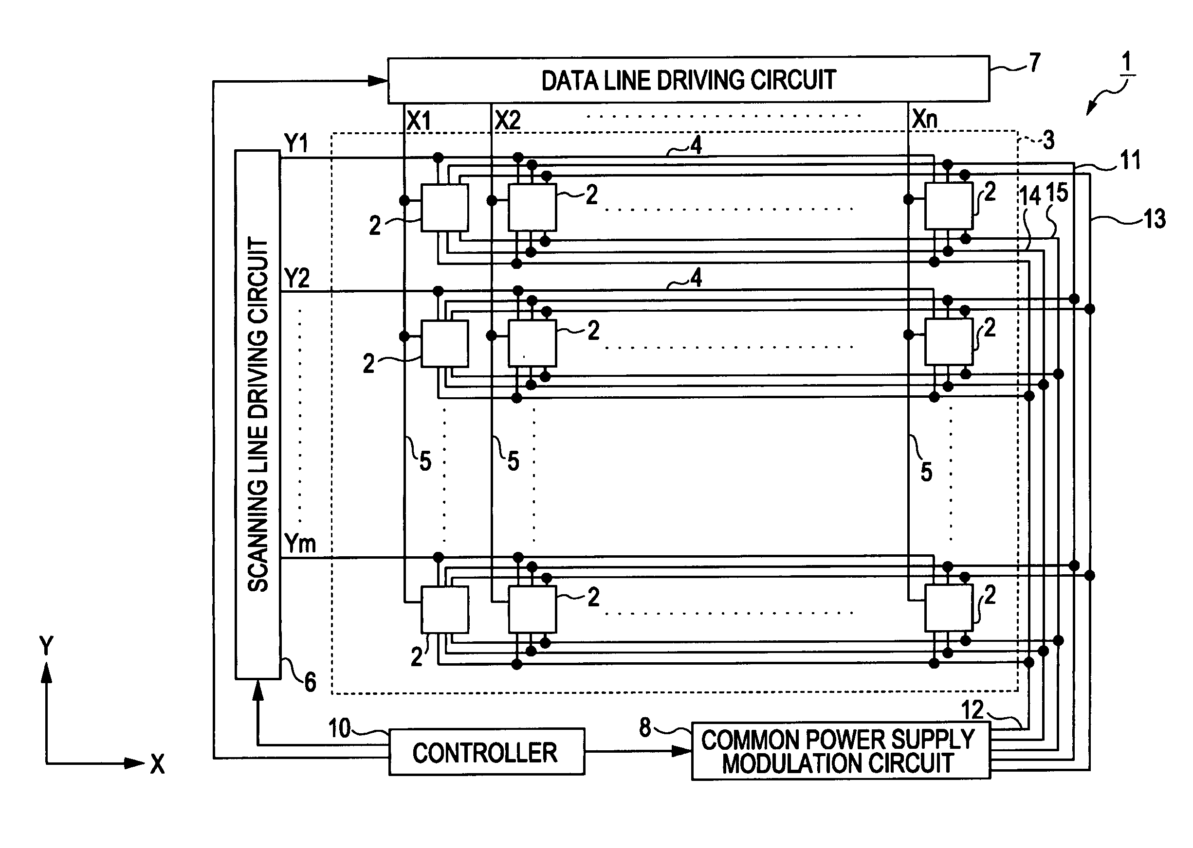 Electrophoretic display device, method for driving electrophoretic display device, and electronic apparatus