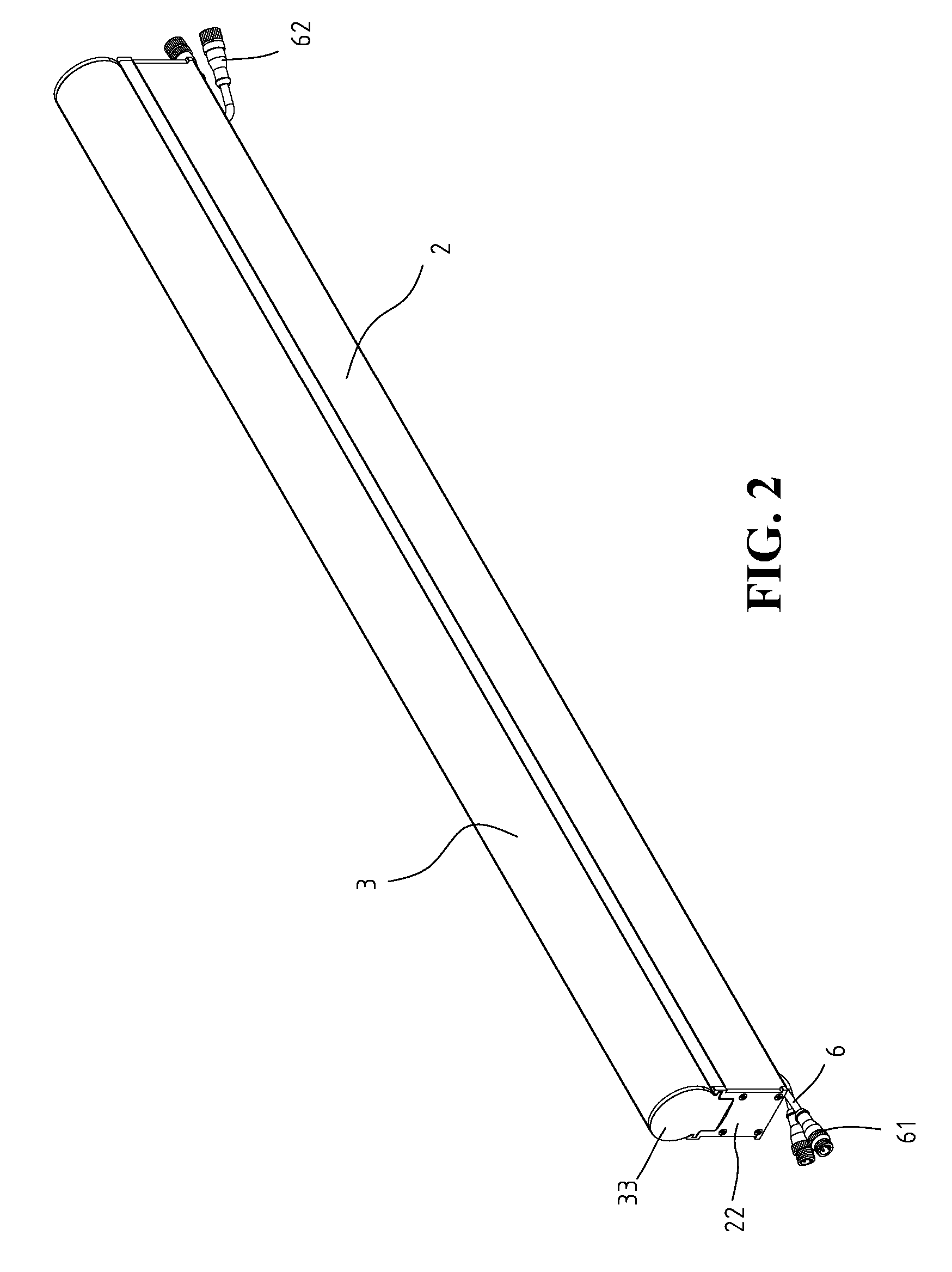 Structure for a high efficiency and water-proof lighting device