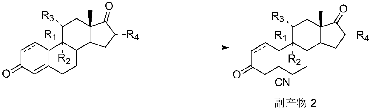 A synthetic method of 17alpha-hydroxy-17beta-cyano-steroid compounds