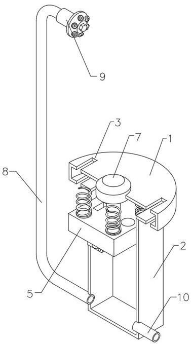 A kind of humidifying equipment for bus station for municipal engineering