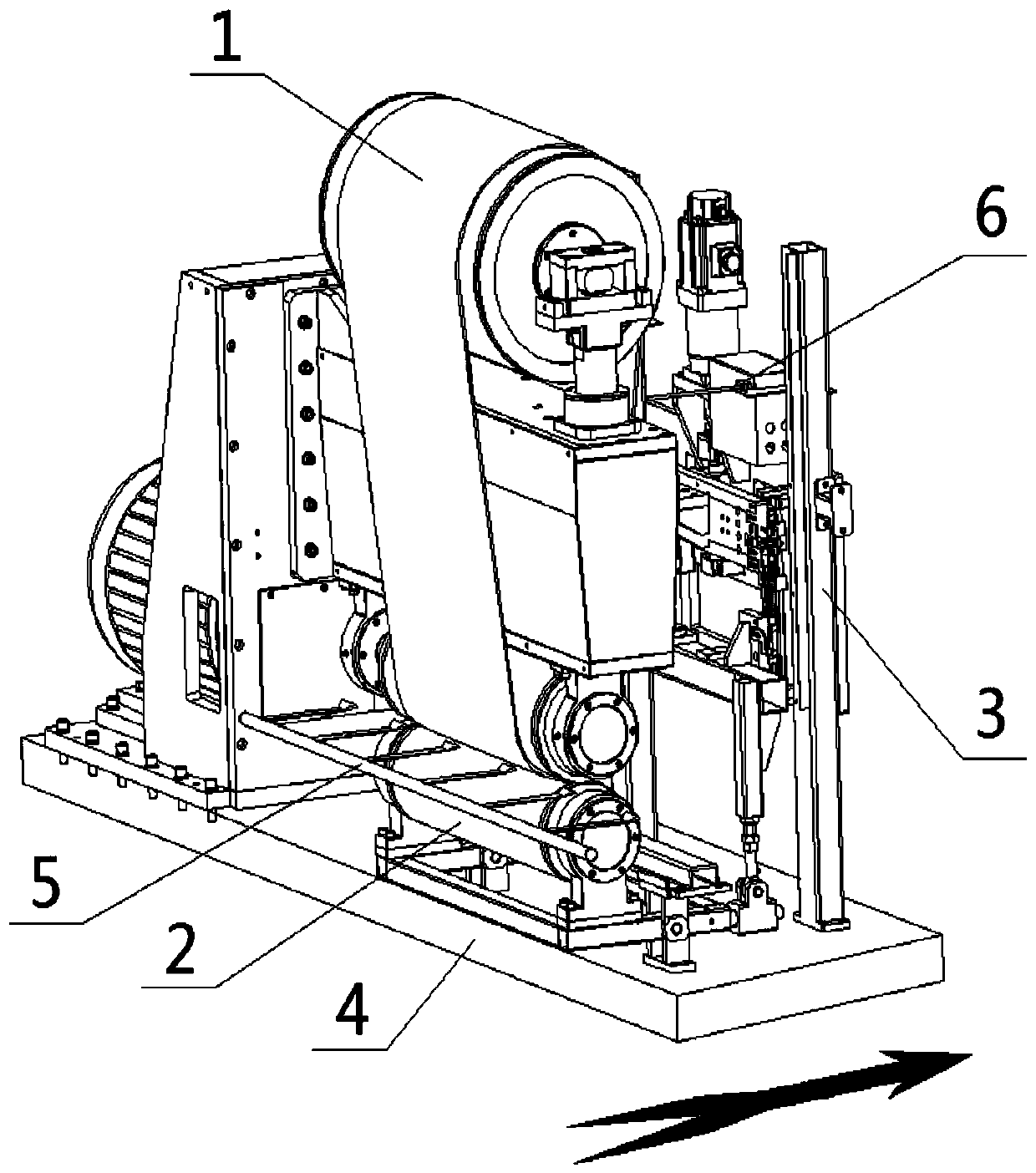 High-performance copper alloy strip grinding device