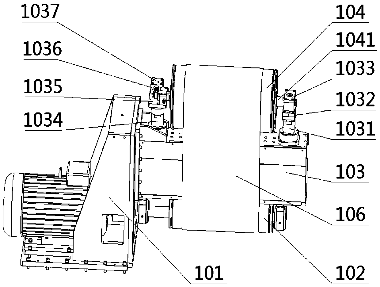 High-performance copper alloy strip grinding device