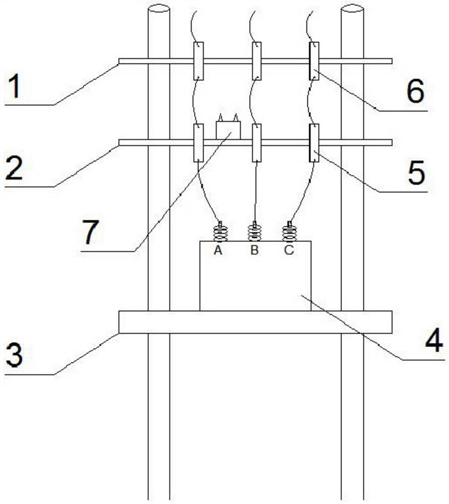 Monitoring method and monitoring device for transformer rack