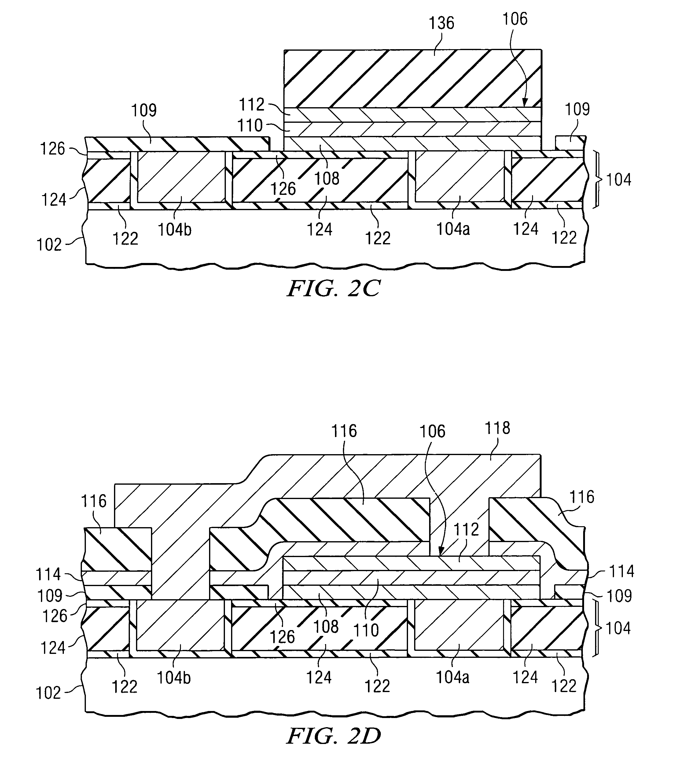 Capacitor integration at top-metal level with a protection layer for the copper surface