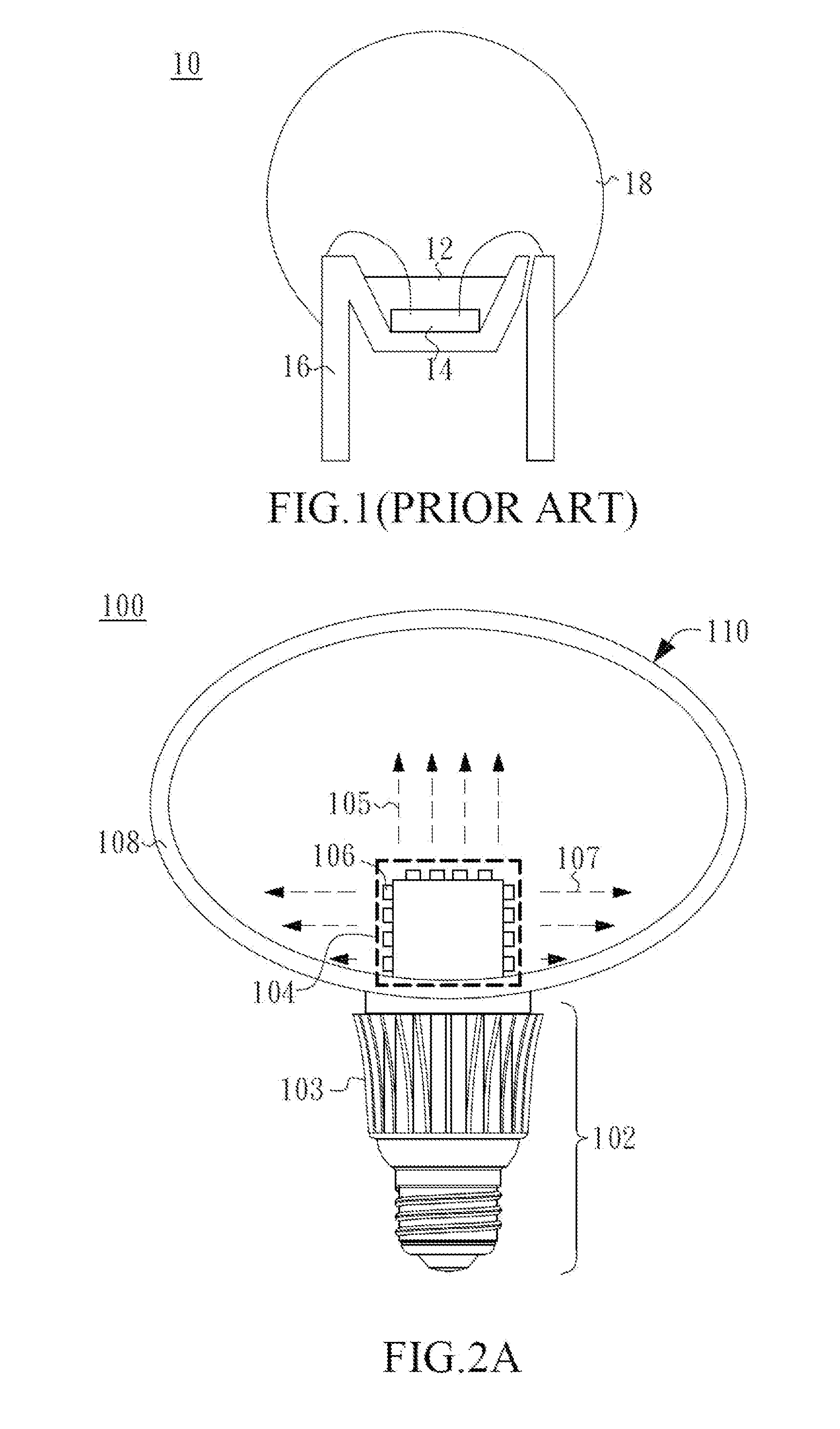 White light-emitting diode with high uniformity and wide angle intensity distribution