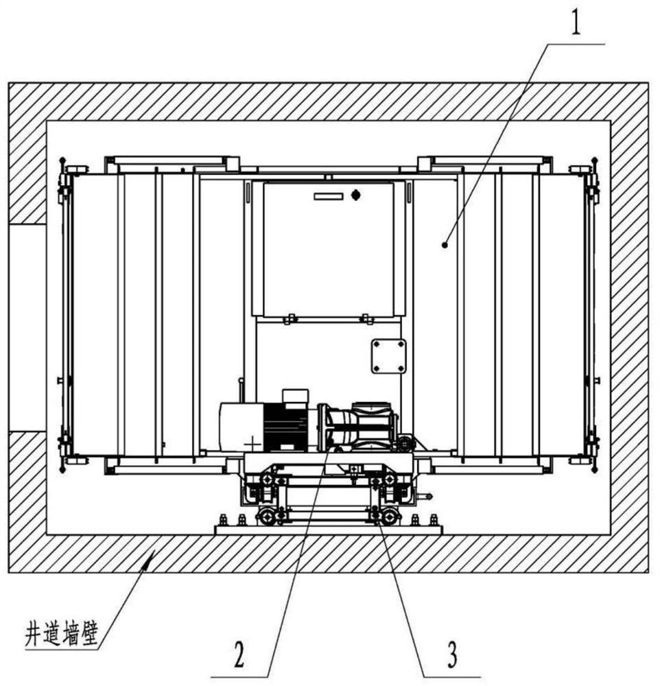 a construction elevator