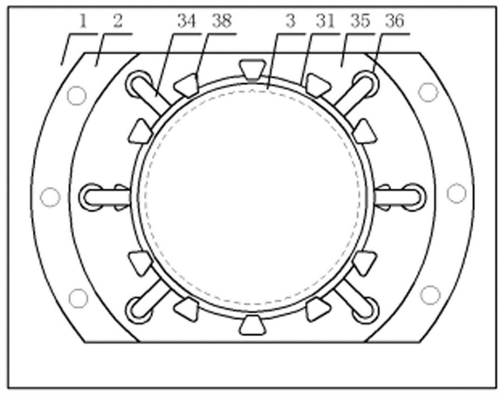 Blank machining equipment for graphite thermal field and machining method thereof