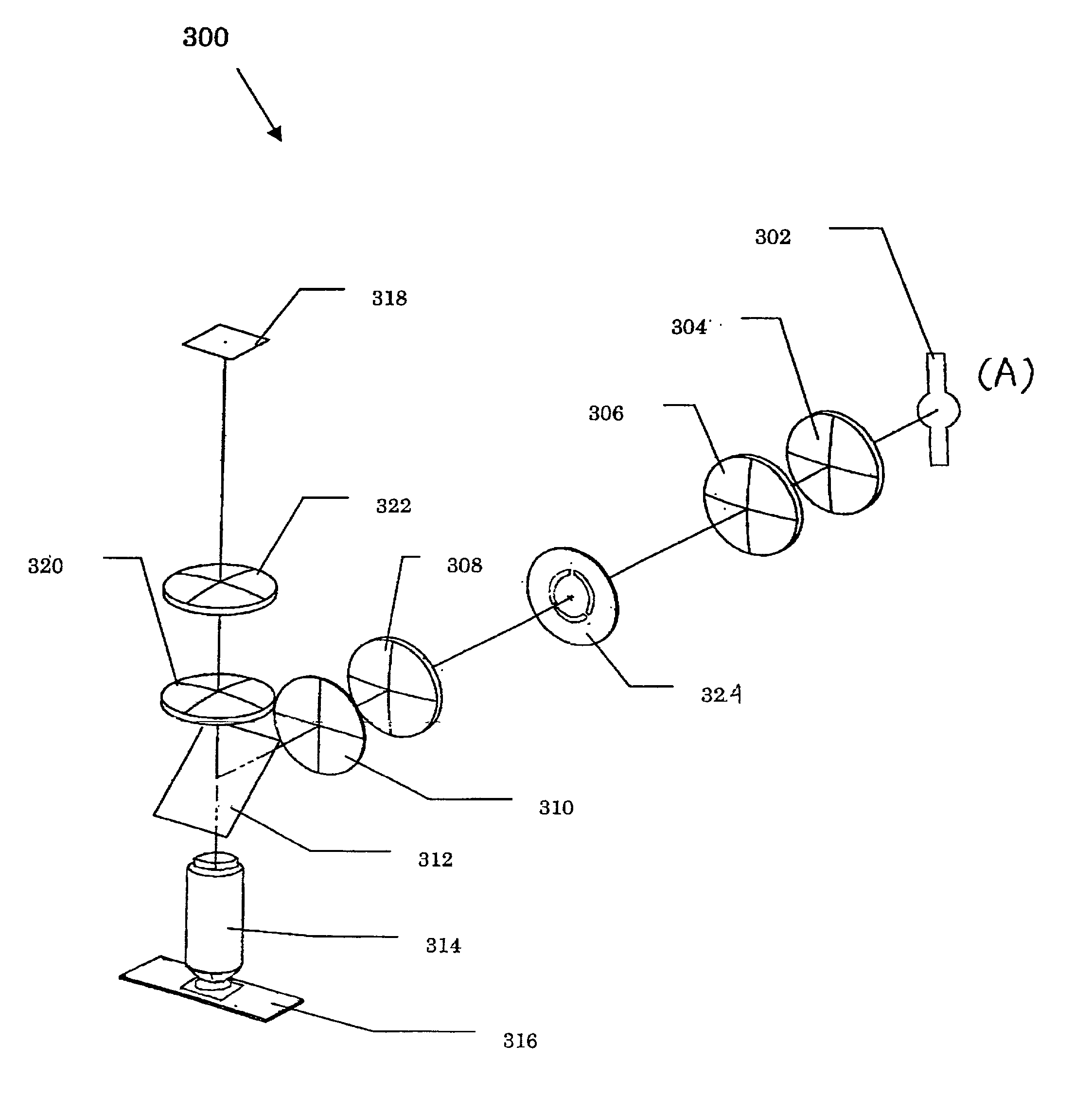 Total internal reflection fluorescence microscope having a conventional white-light source