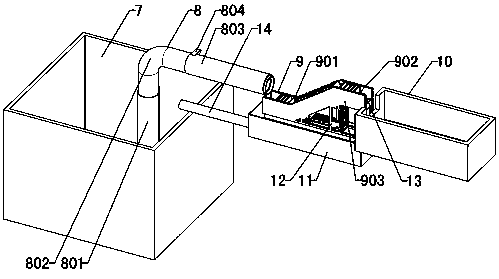 Nondestructive fish and shrimp conveying device