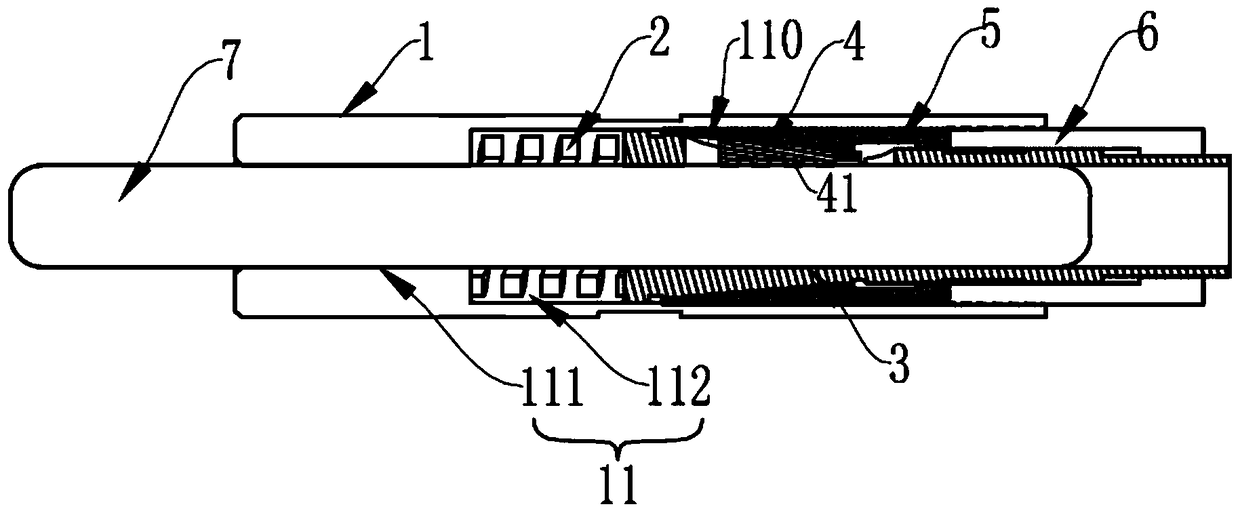 Assembled structure and mandrel assembly for press-type dental high-speed turbine handpiece