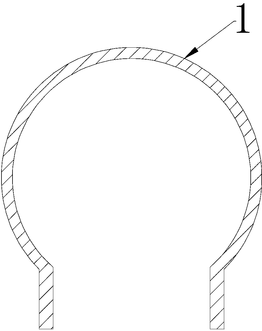 A kind of LED lampshade for improving illumination uniformity and its manufacturing method