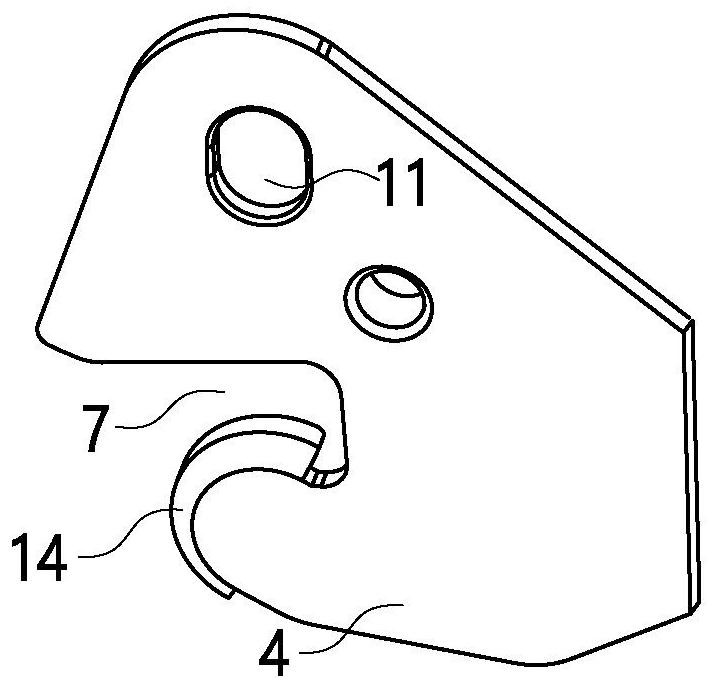 Locking structure of self-short-circuit aviation plug, which is convenient to assemble and disassemble