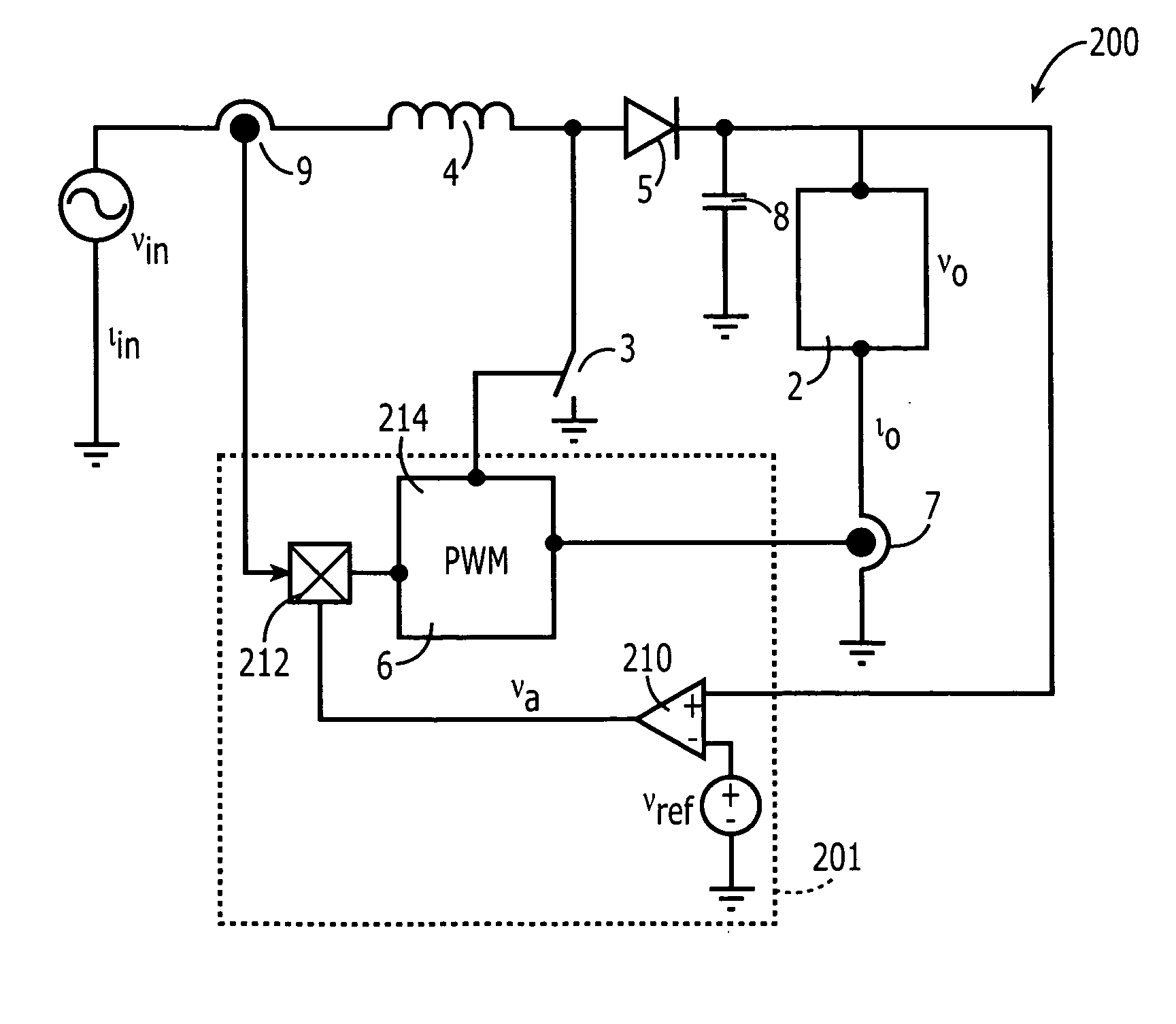 Power converter apparatus and methods using output current feedforward control