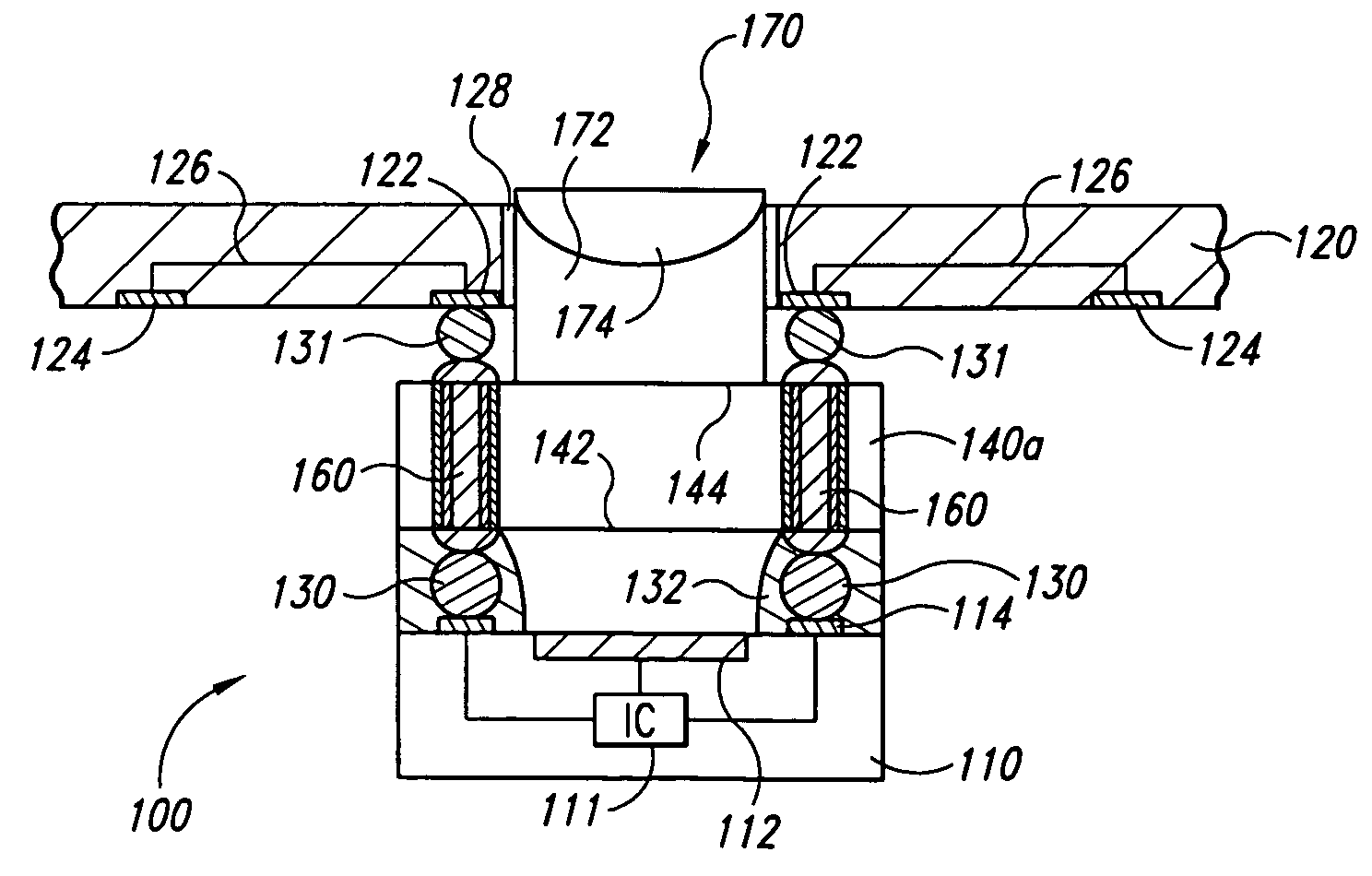 Packaged microelectronic imaging devices and methods of packaging microelectronic imaging devices