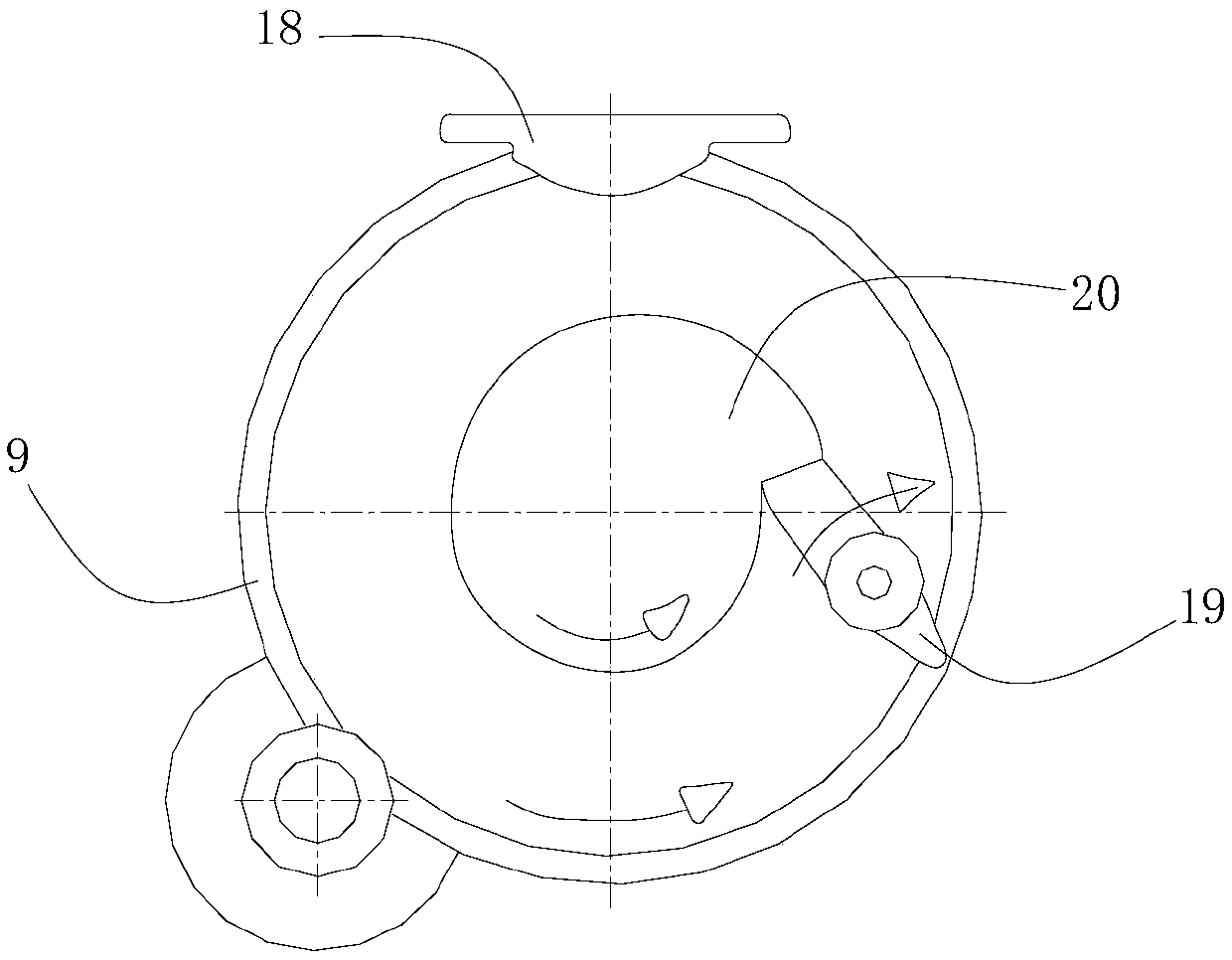 Method for preventing cam kickback of spring operating mechanism and device for realizing the method