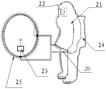 An electric field drive fire extinguishing device