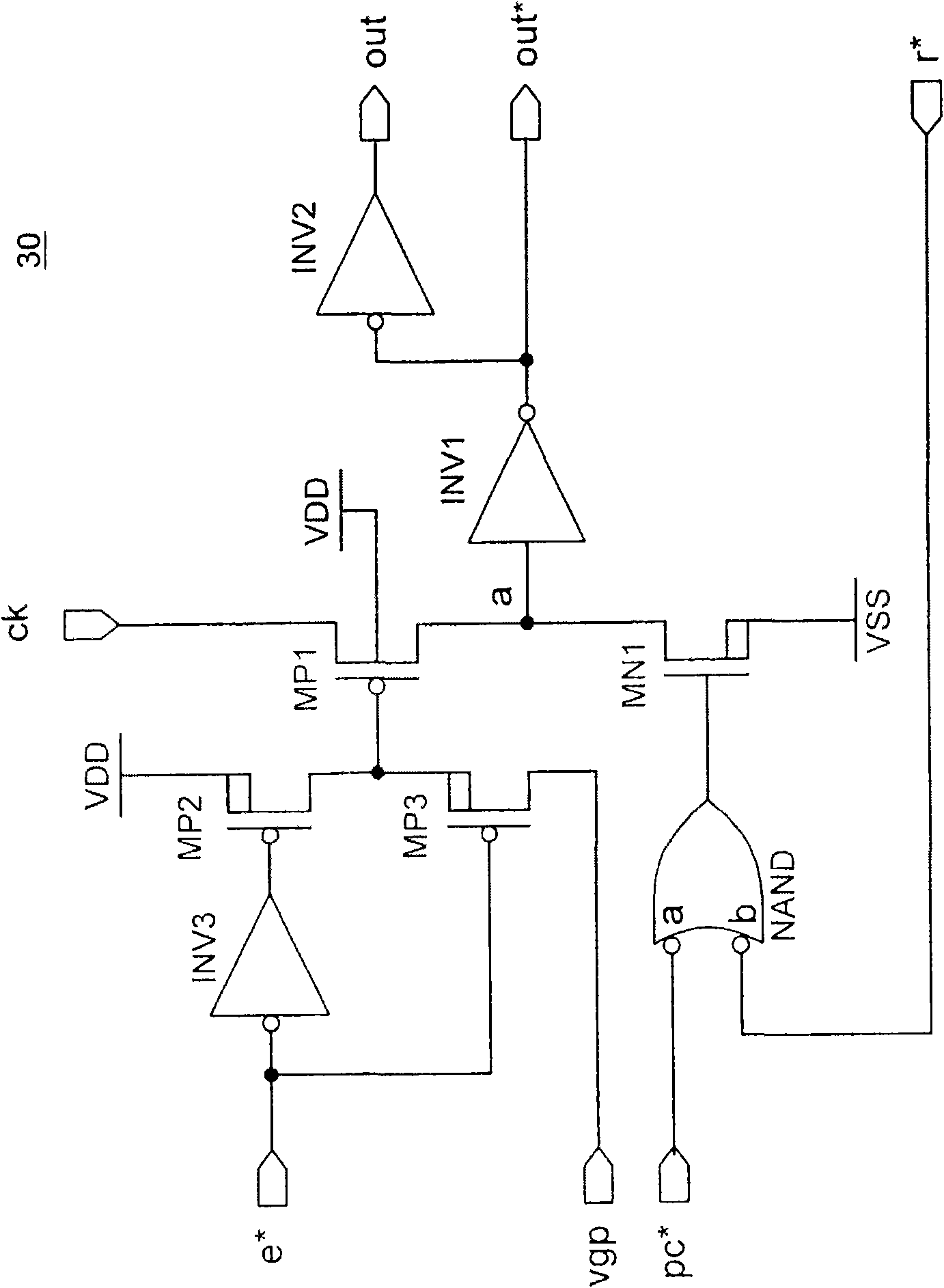 Shifter register for low power consumption application