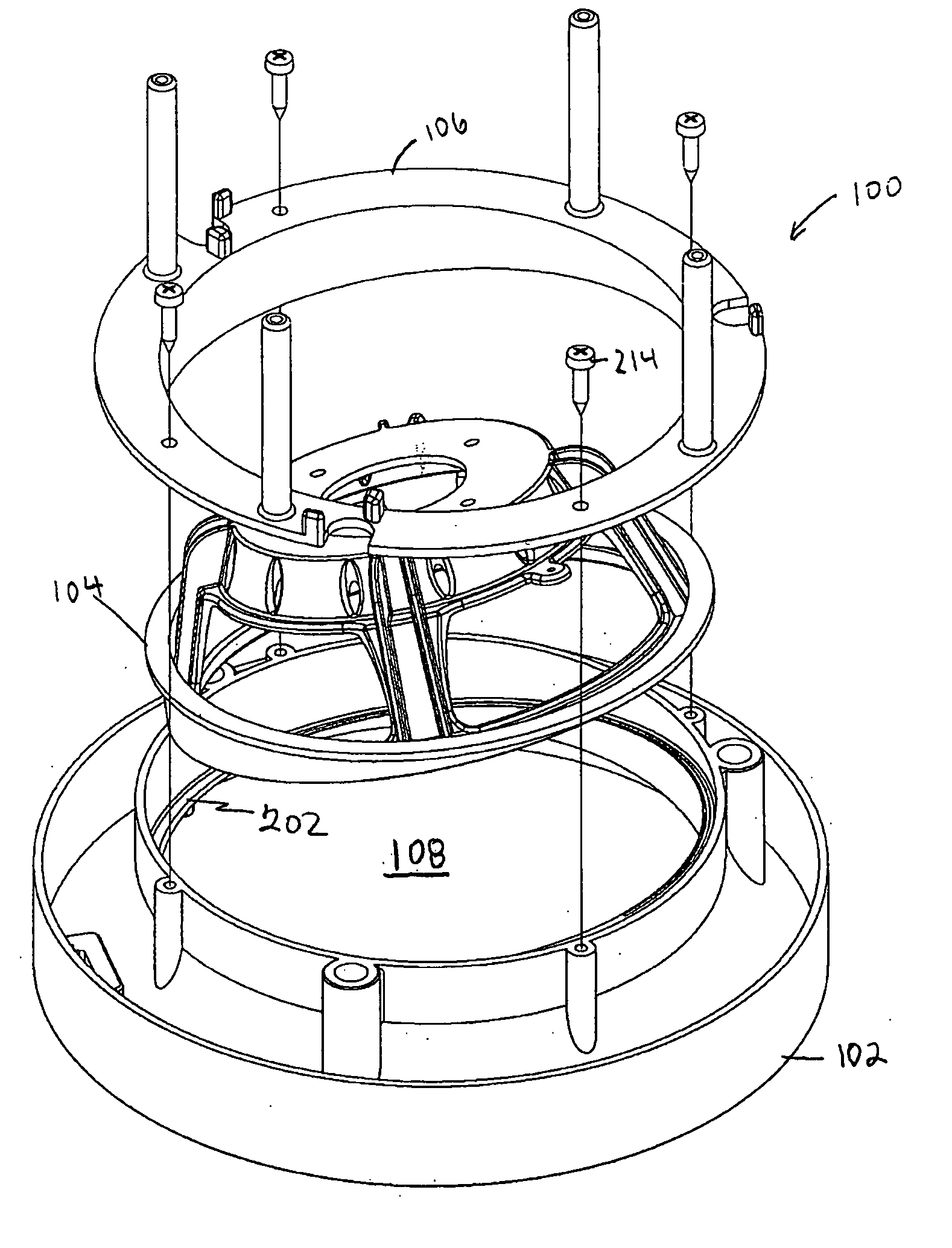 Audio device post extension and angling system
