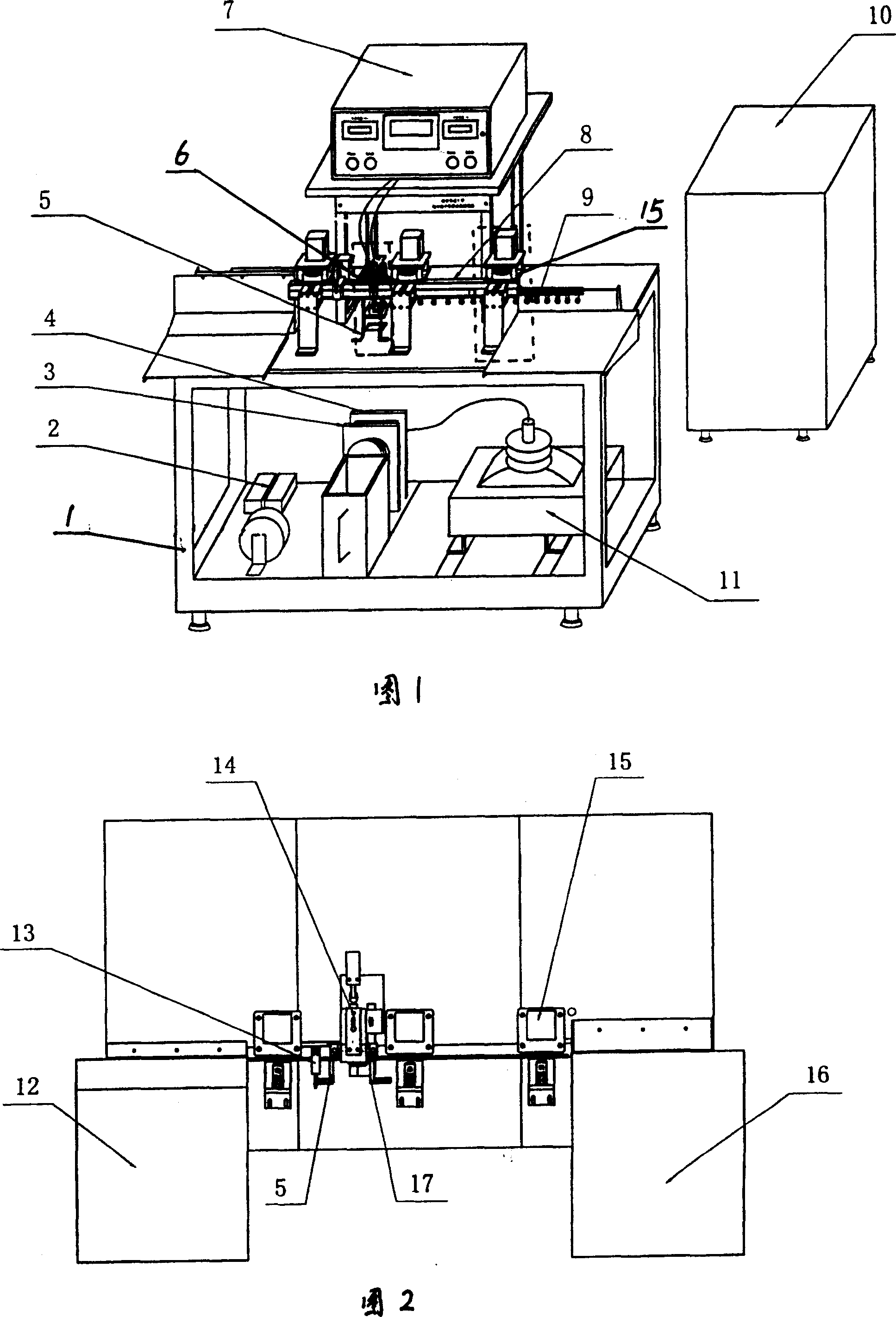 Semi-wave impulse current automatic testing device of pressure-sensitive resistor disc