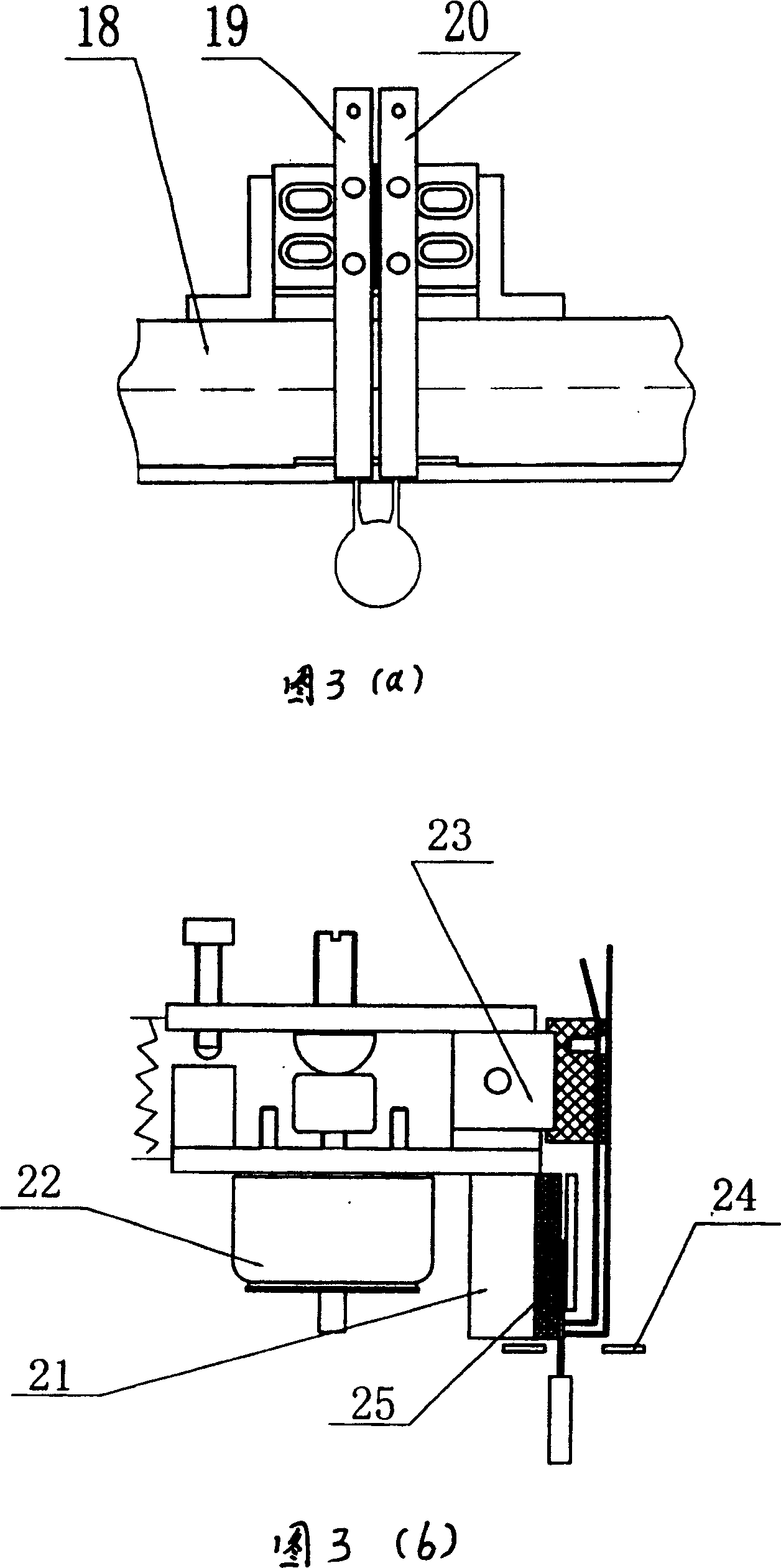 Semi-wave impulse current automatic testing device of pressure-sensitive resistor disc