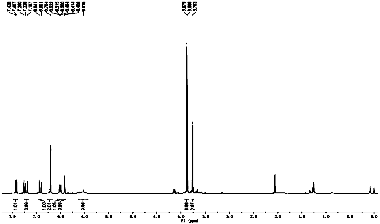 Trans-o-hydroxy stilbene derivative as well as preparation method and application thereof