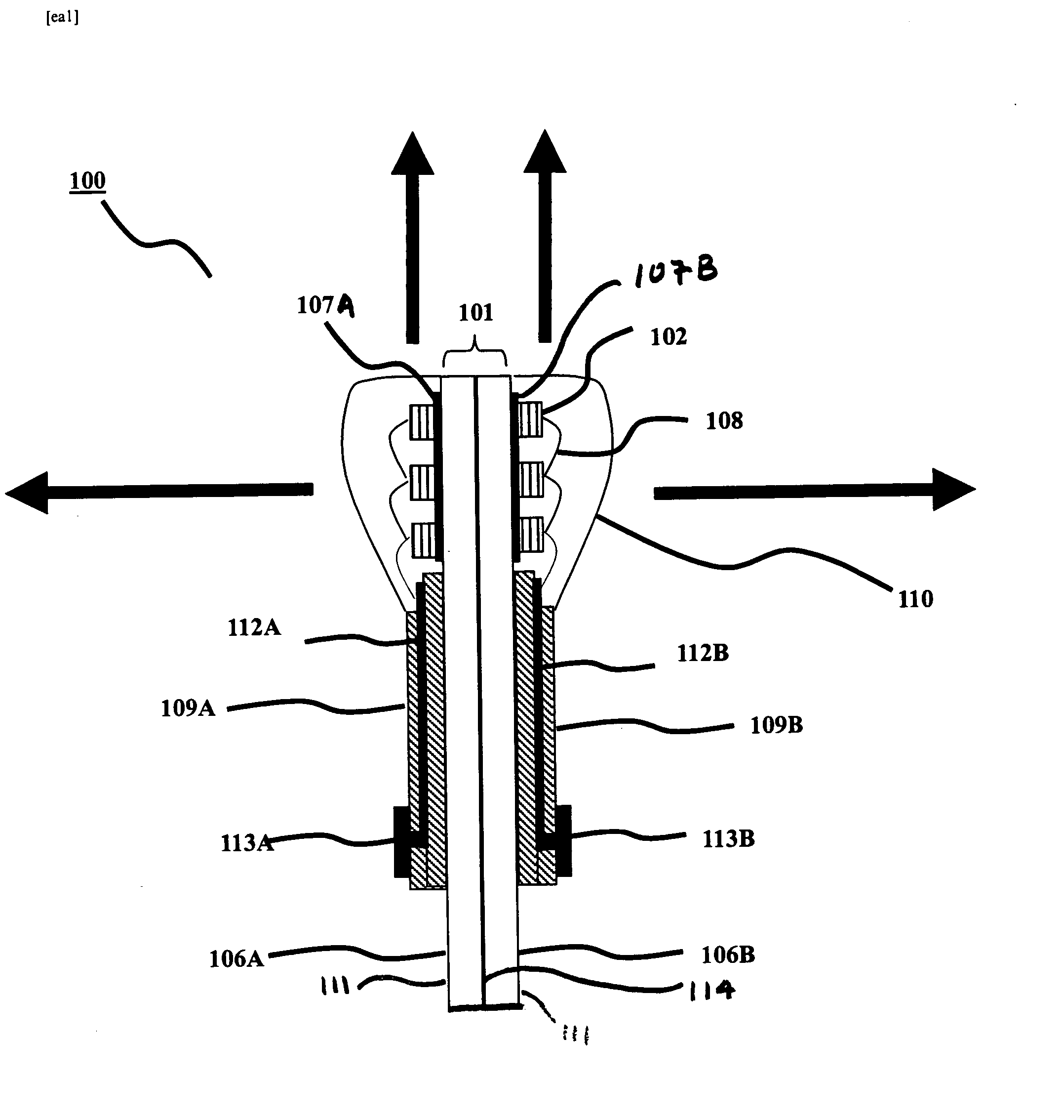 Light emitting diode package assembly that emulates the light pattern produced by an incandescent filament bulb