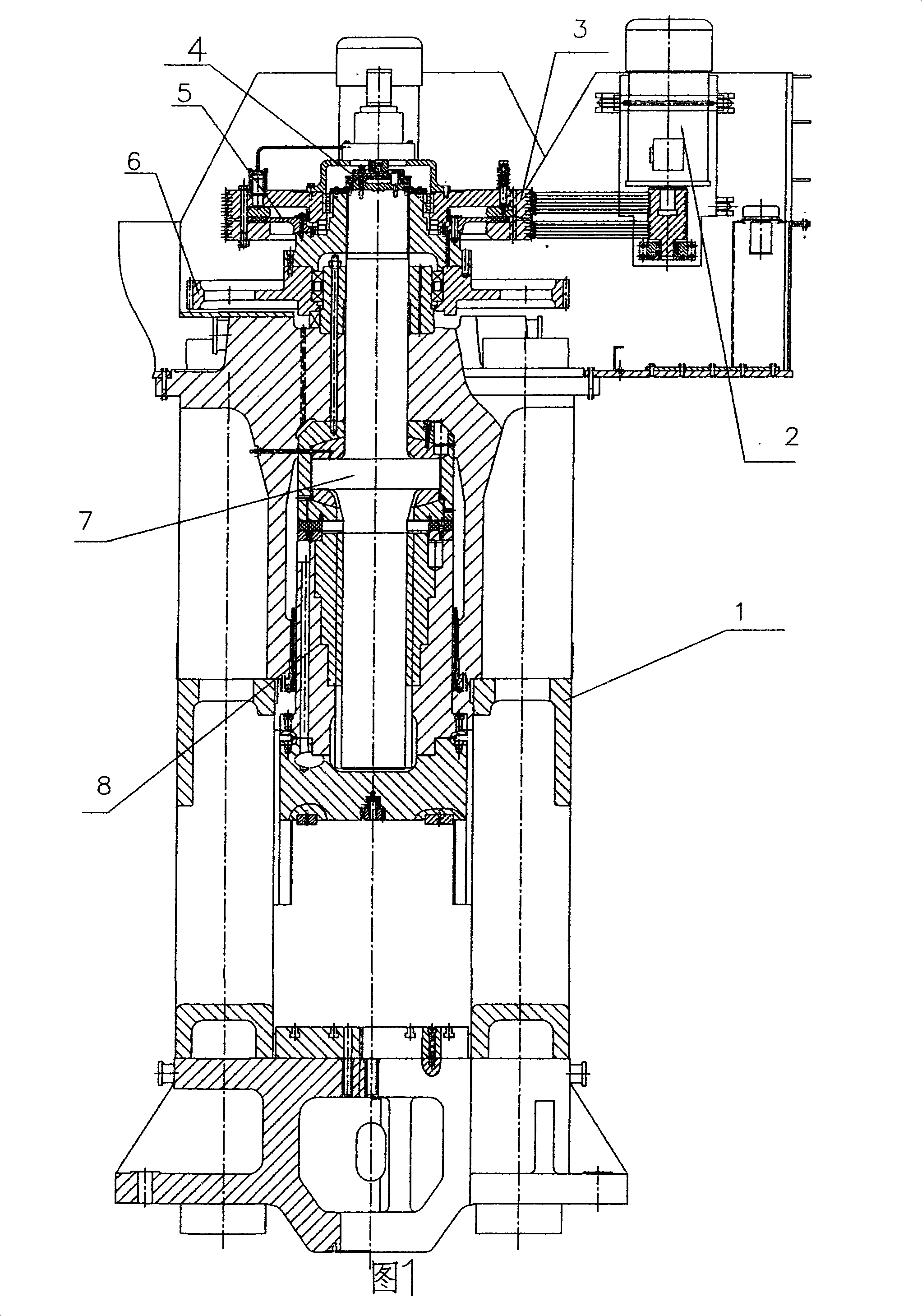 Clutch type electric screw press