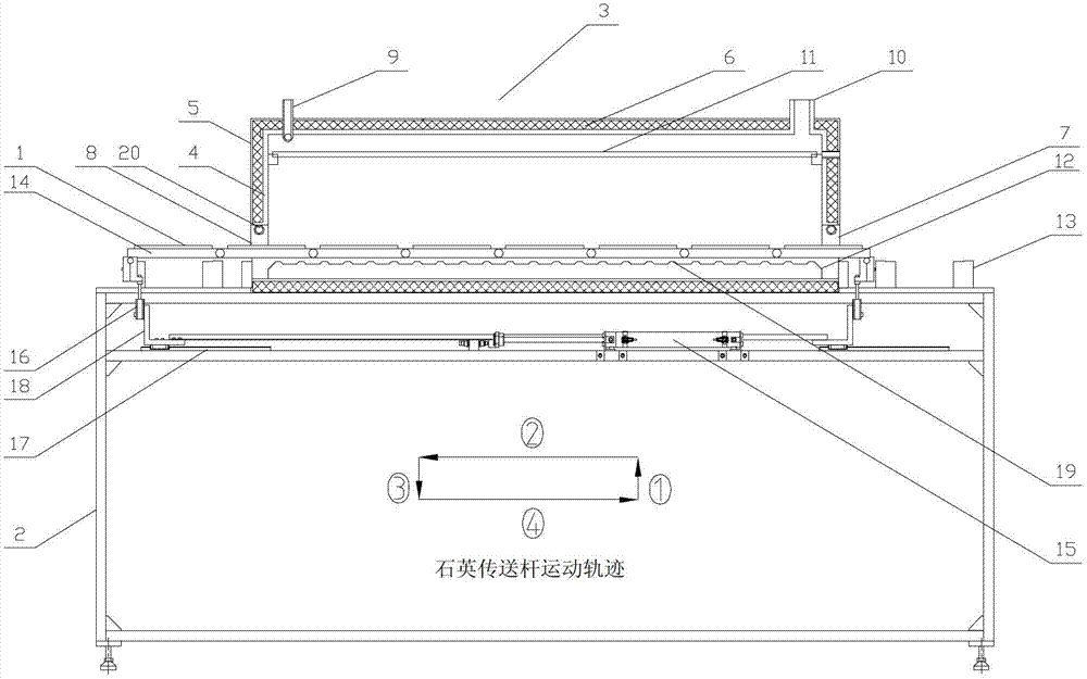 Silicon wafer drying furnace capable of preventing metal ion pollution and silicon wafer drying method