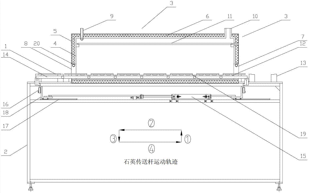 Silicon wafer drying furnace capable of preventing metal ion pollution and silicon wafer drying method