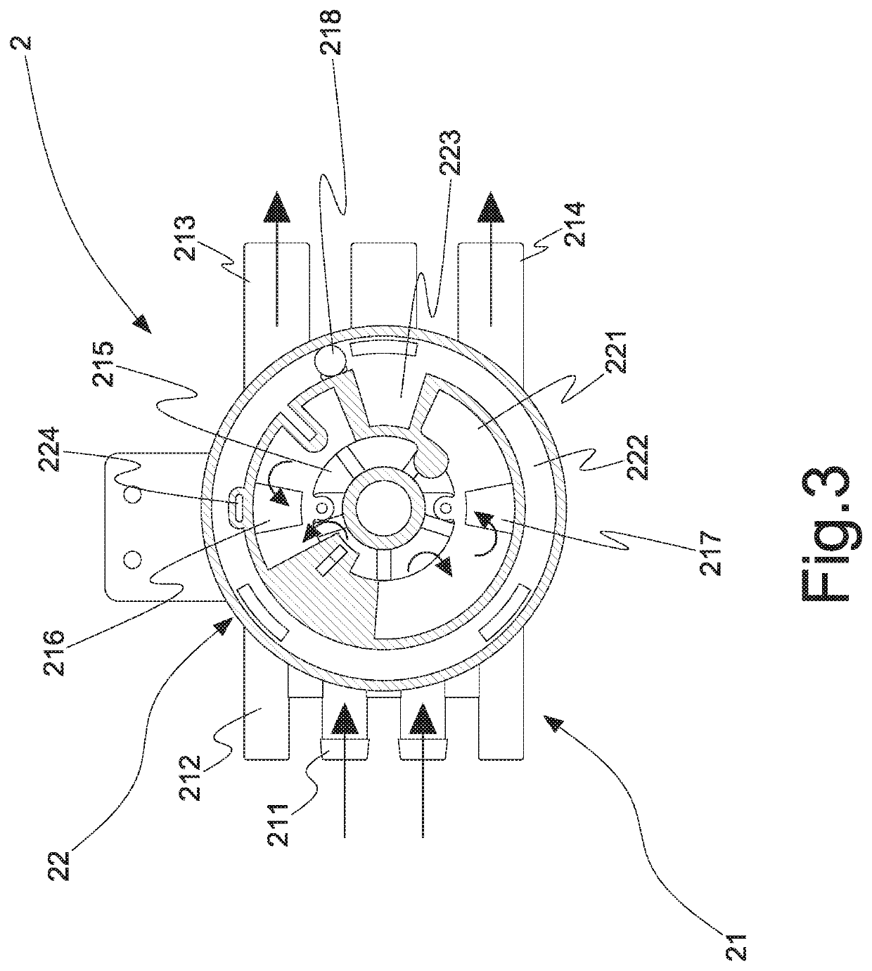 Pressure reference resetting structure of inflatable mattress